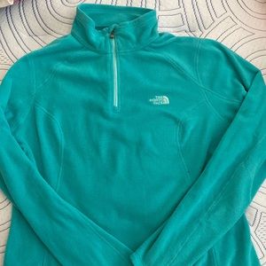 New Teal North Face Fleece Sweater